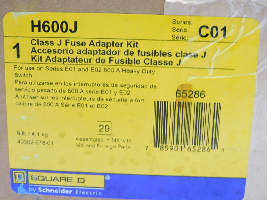SQUARE D H600J SER. C01 NSMP