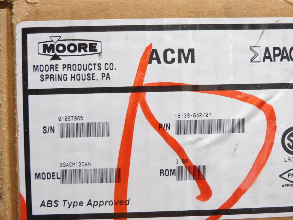 MOORE 39ACM12CAN 16139-64R/07 NSMP