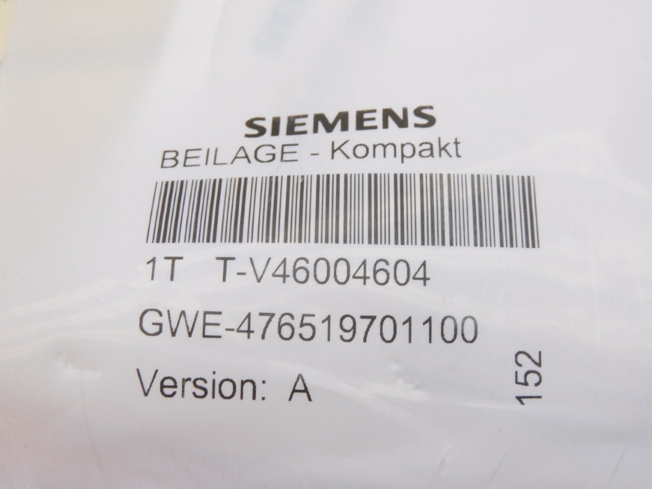 SIEMENS GWE-476519701100 T-V46004604 NSMP