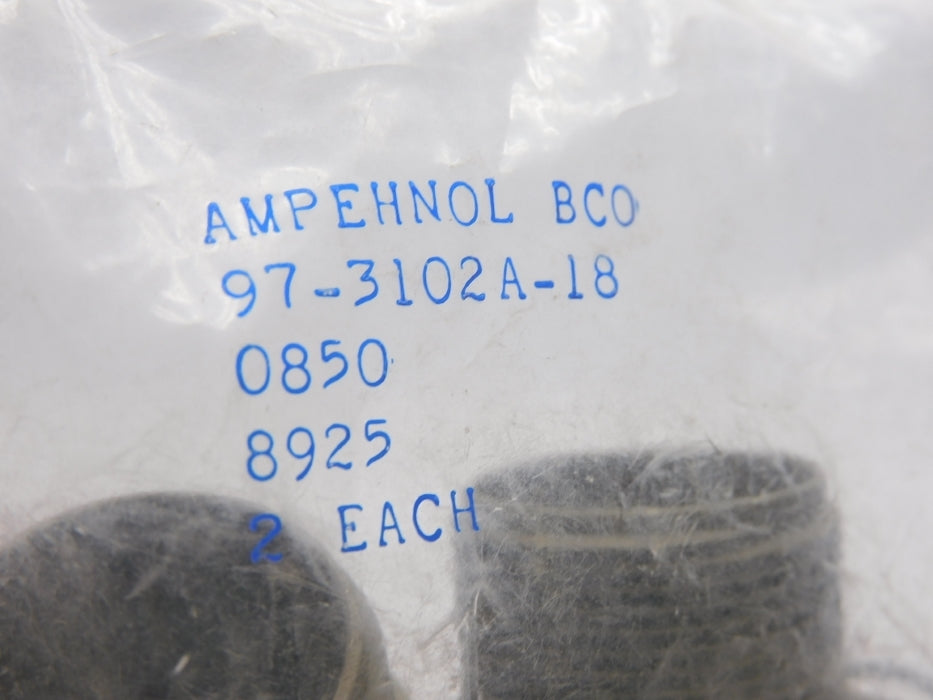 AMPHENOL 97-3102A-18 (PKG OF 2) NSMP