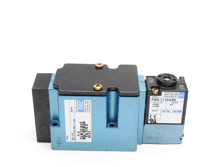 MAC 6211C-000-PM-111DA 25-150PSI 120/60 110/60 NSNP
