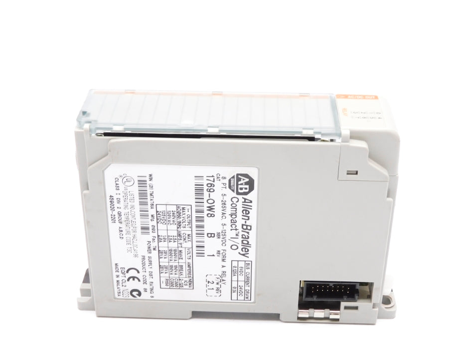 ALLEN BRADLEY 1769-OW8 SER. B F/W 2.1 UNMP