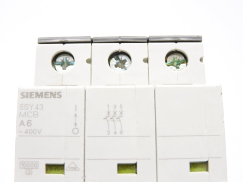 SIEMENS 5SY4306-5 6A 400V (AS PICTURED) NSNP