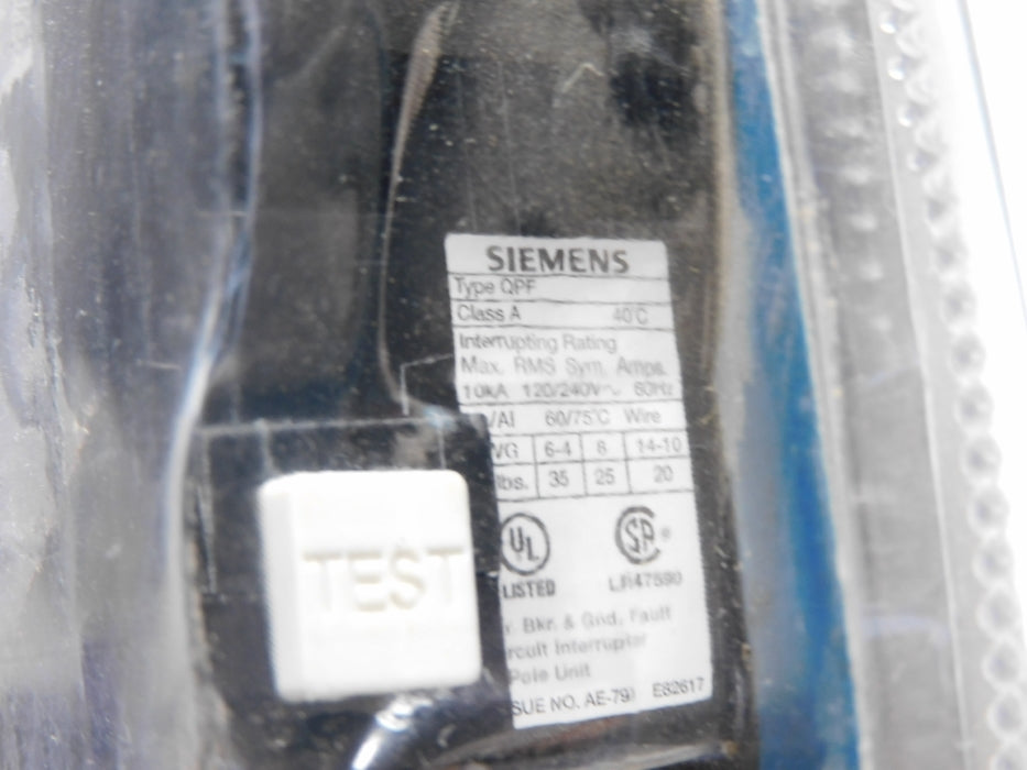 SIEMENS QF240P 40A 120/240V NSMP