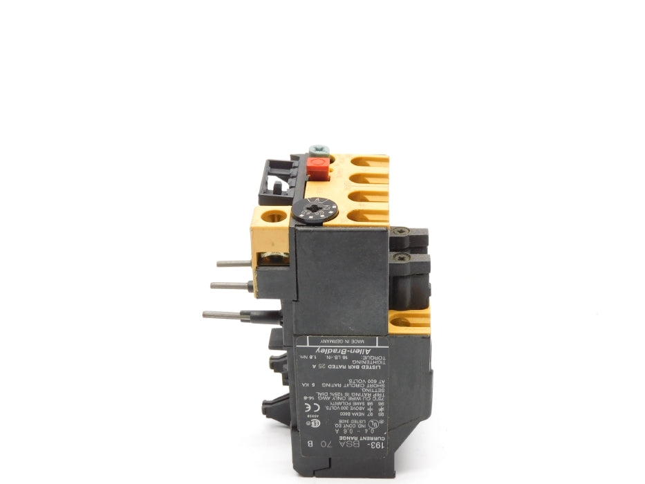 INDUSTRIAL SPARE PART 193-BSA70B SER. B 600V 0.4-0.6A UNMP