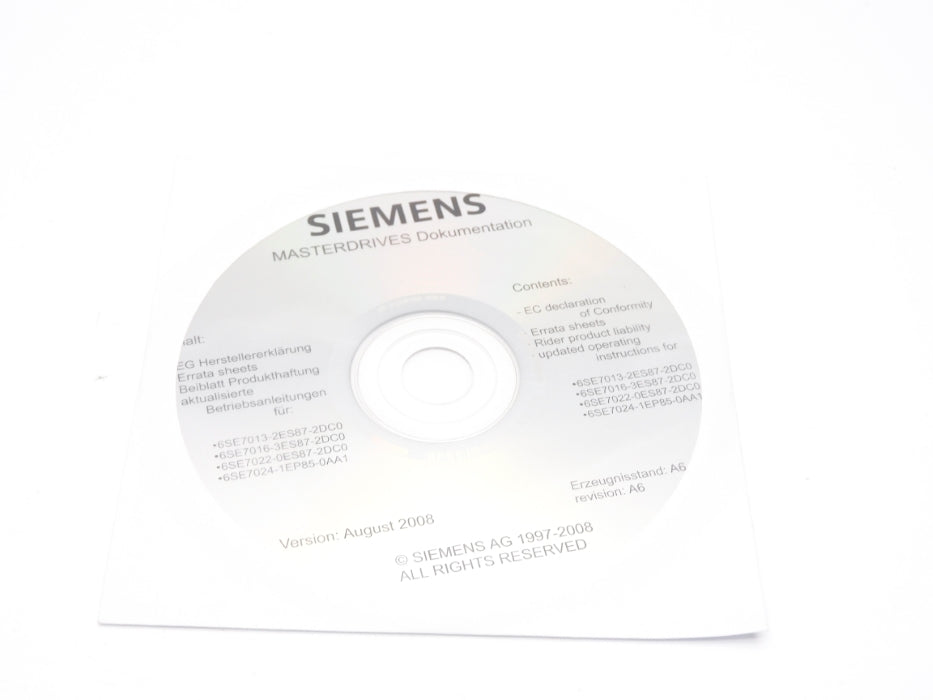 SIEMENS 6SX7010-0FA10 NSNP