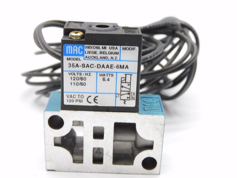 MAC 35A-SAC-DAAE-6MA 110/120V 120PSI NSNP