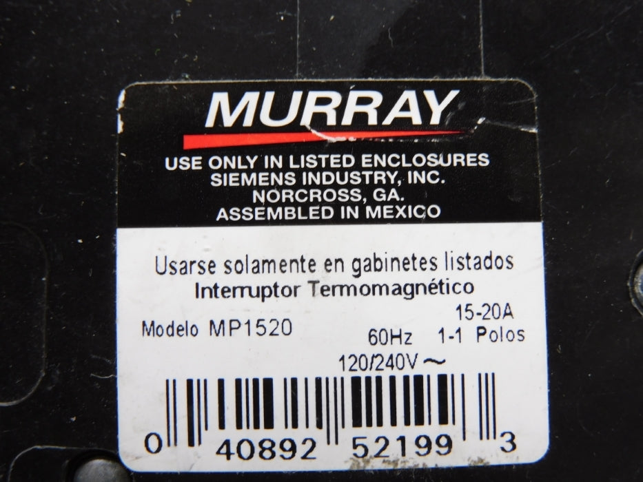 MURRAY MP1520 120/240V 15-20A NSNP