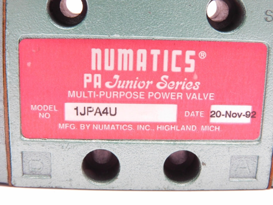NUMATICS 1JPA4U NSNP