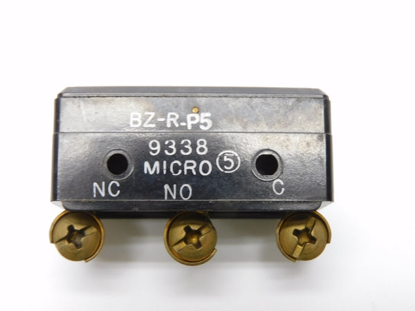 MICRO SWITCH BZ-R-P5 480VAC 15A NSNP