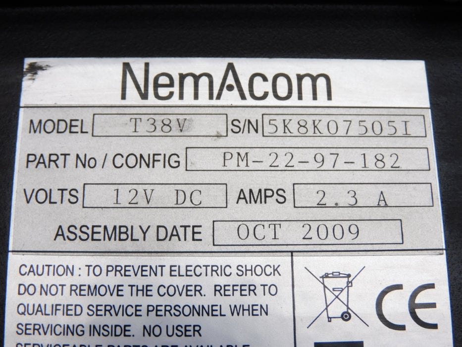 NEMACOM PM-22-97-182 T38V (AS PICTURED) UNMP