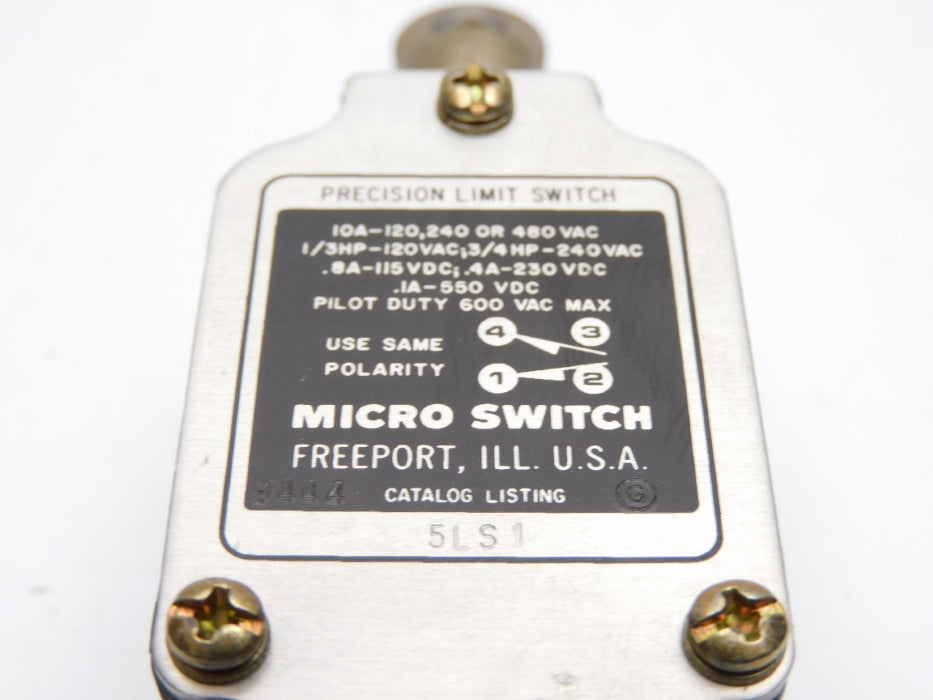 MICRO SWITCH 5LS1 600VAC 10A NSNP
