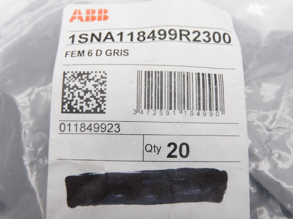 ABB 1SNA118499R2300 FEM6D (PKG OF 20) NSMP
