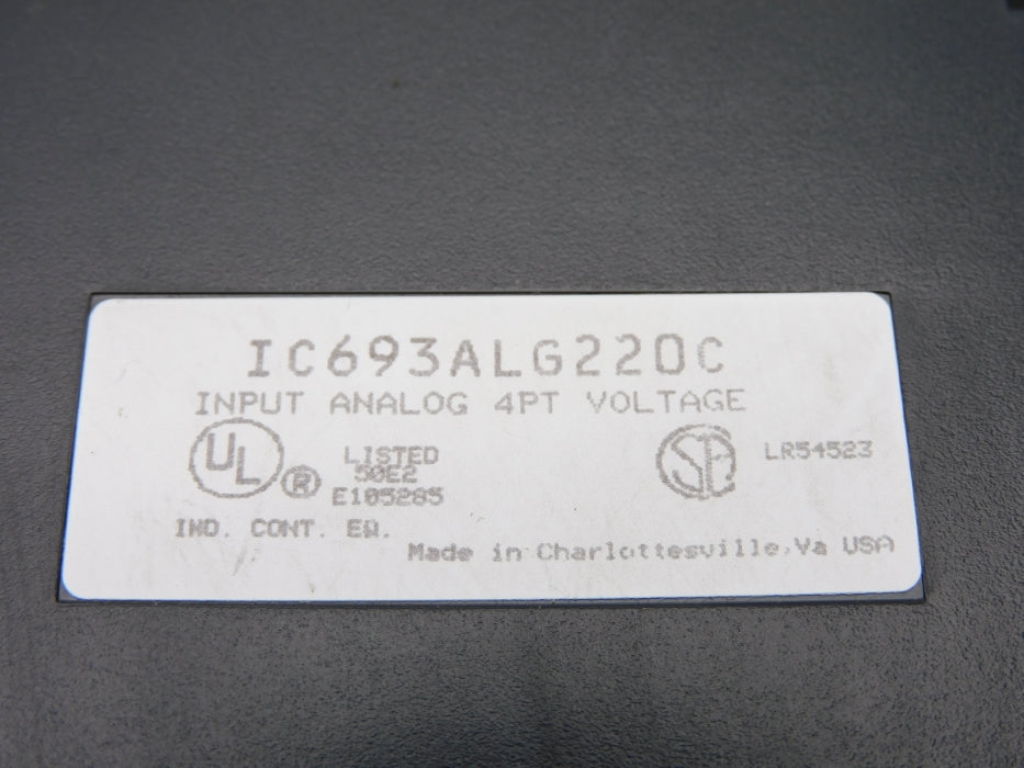 FANUC IC693ALG220C (NO TERMINAL) UNMP
