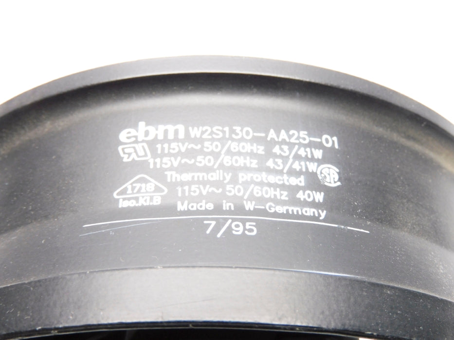 EBM W2S130-AA25-01 UNMP