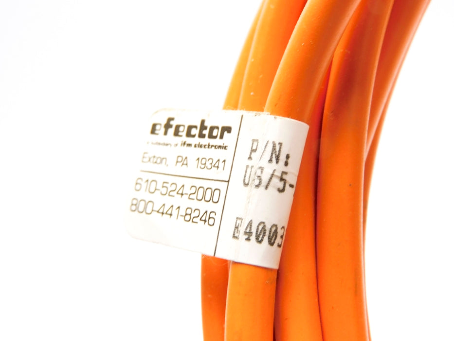 IFM EFECTOR US/5-DC-P/N-R0L-PVC-5M/L E40037 NSNP