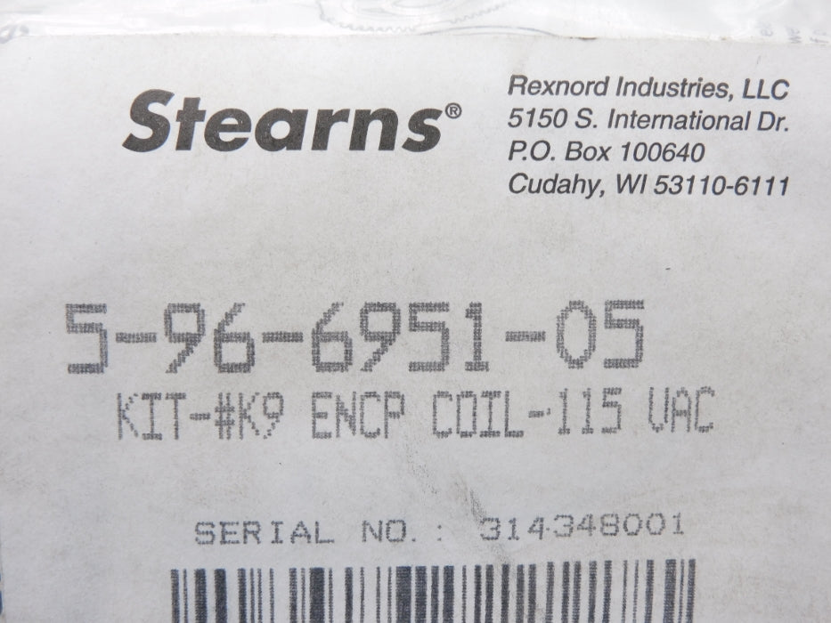 STEARNS 5-96-6951-05 NSMP