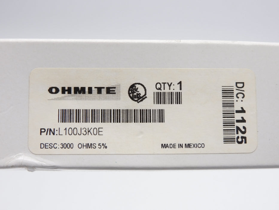 OHMITE L100J3K0E NSMP