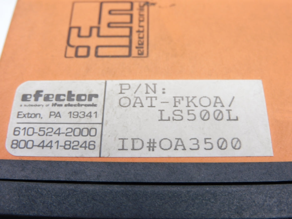 IFM EFECTOR OAT-FKOA/LS500L OA3500 UNMP