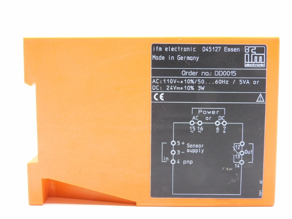 IFM EFECTOR DD0015 110V UNMP