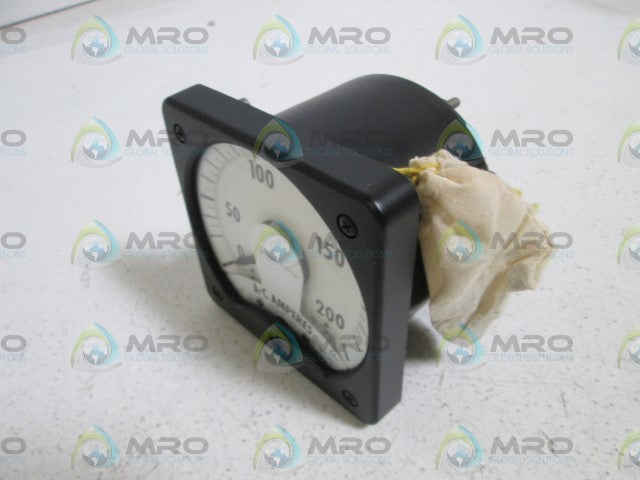 WESTINGHOUSE PANEL METER 0-200AMPS KA-241 *NEW NO BOX *