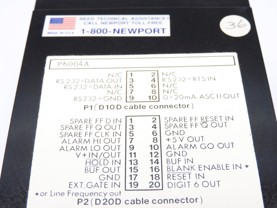 NEWPORT ELECTRONICS P6004A NSMP