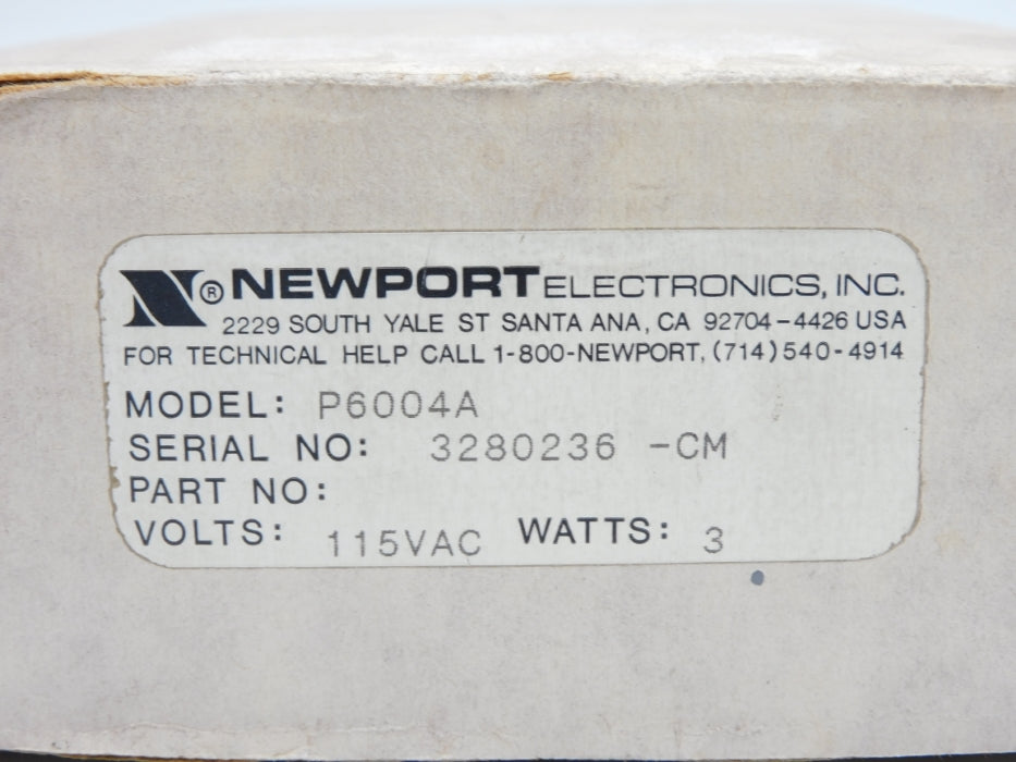NEWPORT ELECTRONICS P6004A NSMP