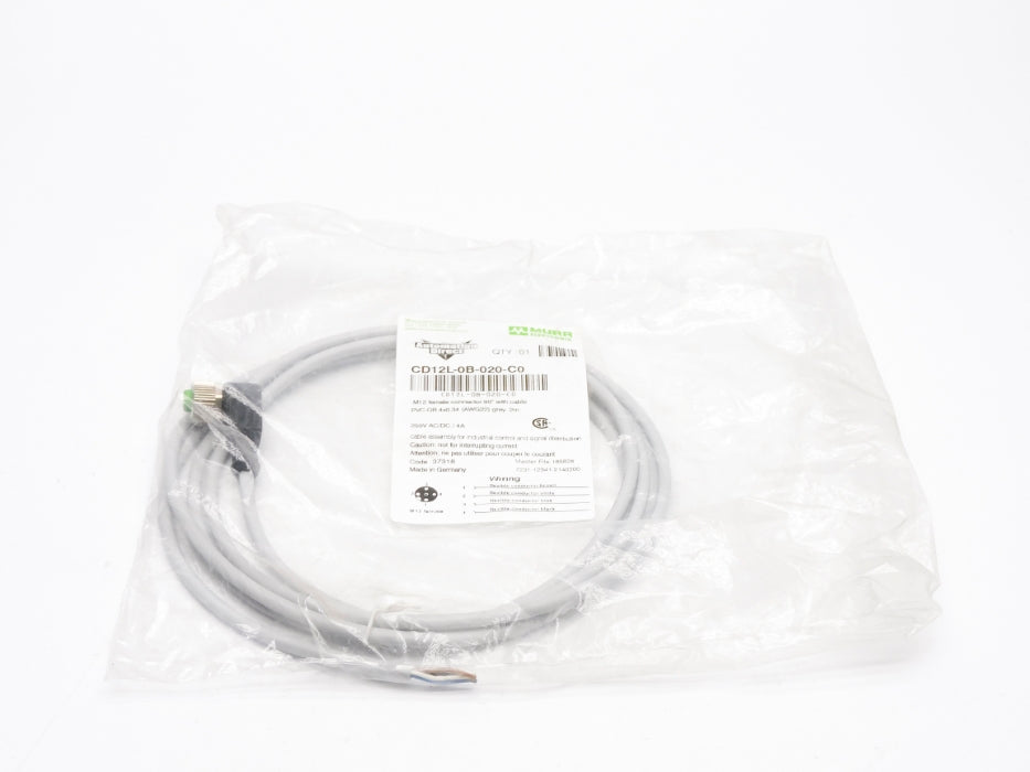 MURR ELETRKONIK CD12L-0B-020-C0 250VAC/DC 4A NSMP