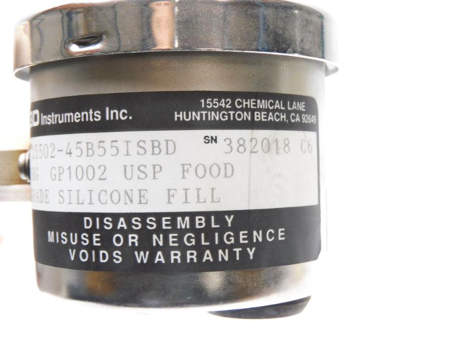 ED INSTRUMENTS 25502-45B55ISBD 0-160PSI NSNP