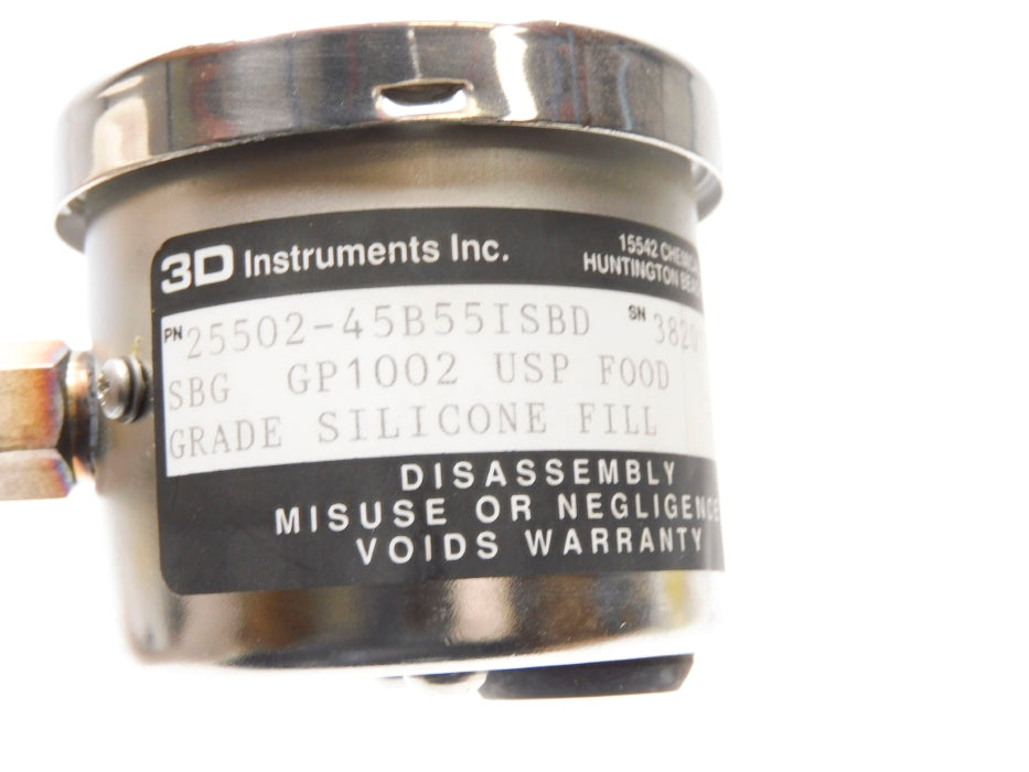 ED INSTRUMENTS 25502-45B55ISBD 0-160PSI NSNP