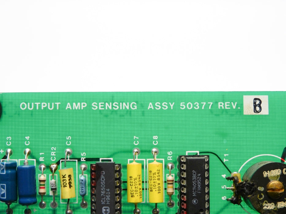 INDUSTRIAL SPARE PART 50377 REV. B REMAN