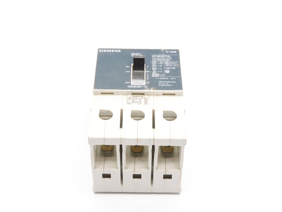 SIEMENS NGB3B110V 110A 480/277V UNMP