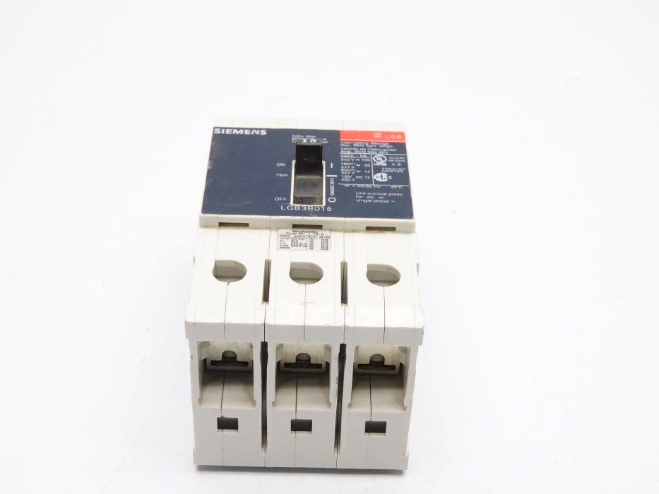 SIEMENS LGB3B015B 15A 480/277V NSNP