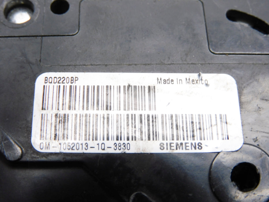 SIEMENS BQD220BP 20A 480/277V UNMP