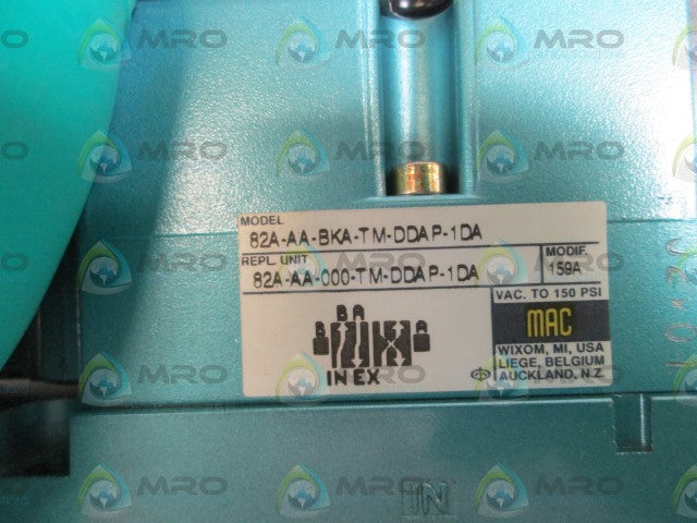 MAC VALVE 82A-AA-BKA-TM-DDAP-1DA *NEW NO BOX*
