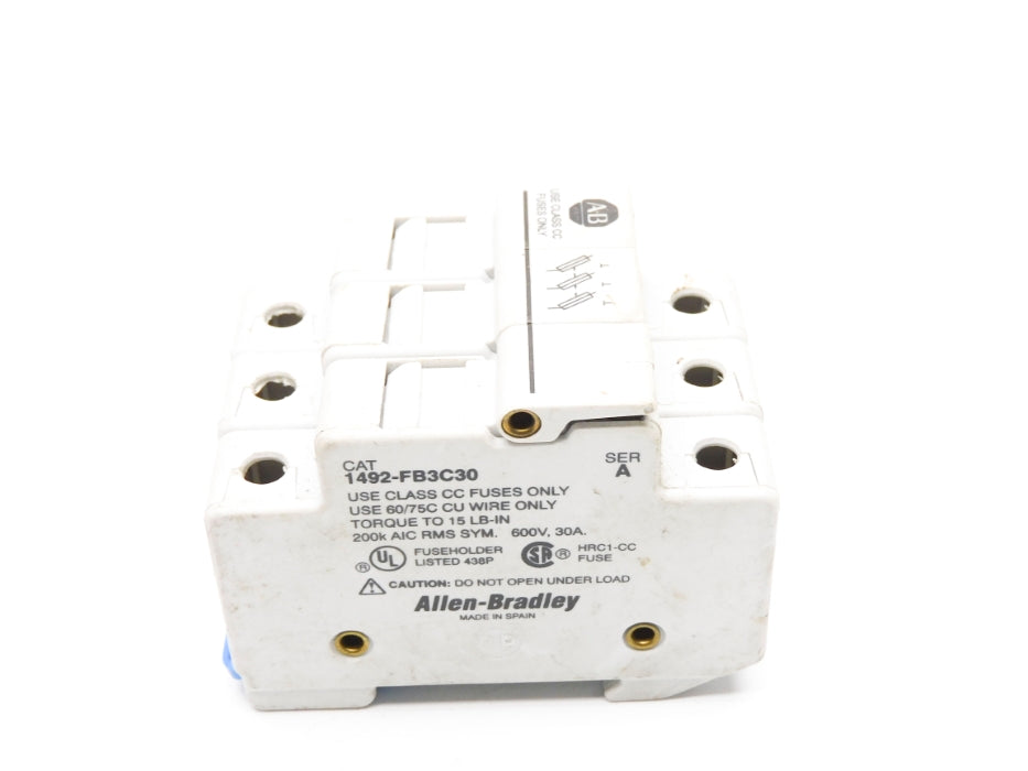 ALLEN BRADLEY 1492-FB3C30 SER. A 600V 30A UNMP