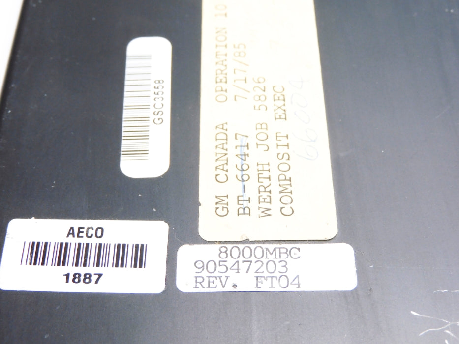 INDUSTRIAL SPARE PART 8000MBC 90547203 UNMP