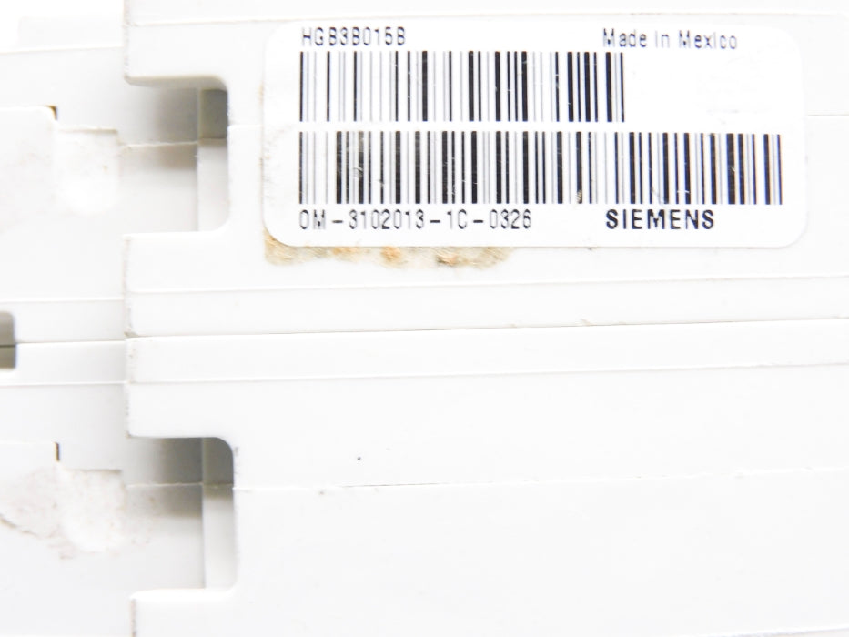 SIEMENS HGB3B015B 15A 600/347V UNMP