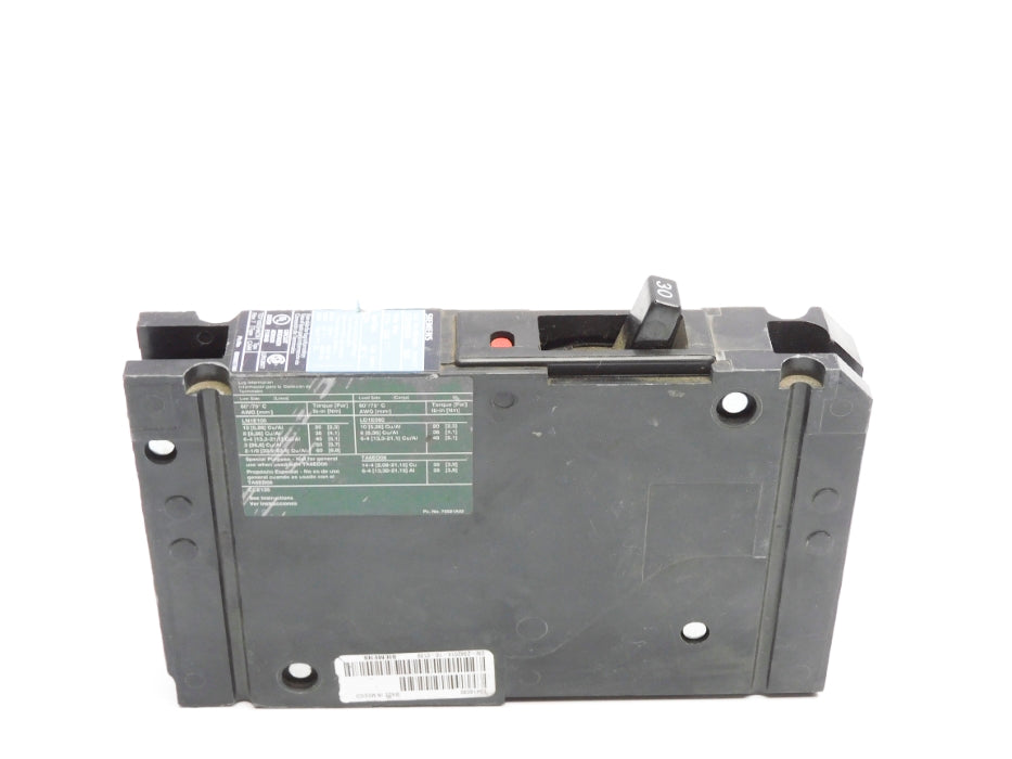 SIEMENS ED41B030 30A 277V UNMP