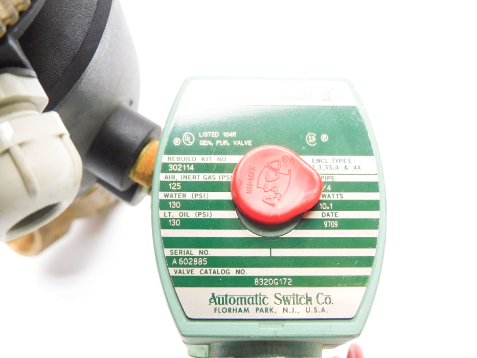 ASCO 8290A002 110/120V 240PSI NSNP
