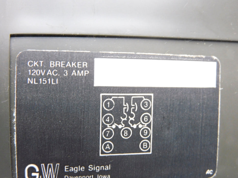 EAGLE SIGNAL NL151LI 3A 120VAC UNMP