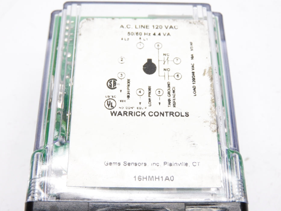 WARRICK CONTROLS 16HMH1A0 120VAC UNMP