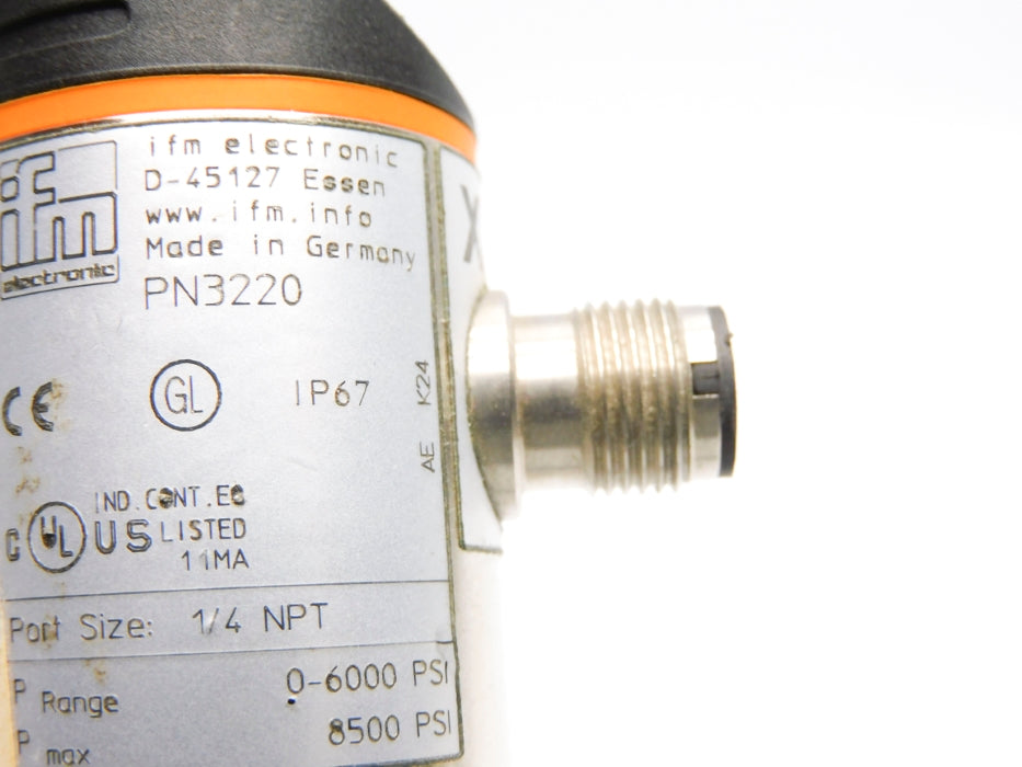 IFM EFECTOR PN3220 8500PSI UNMP