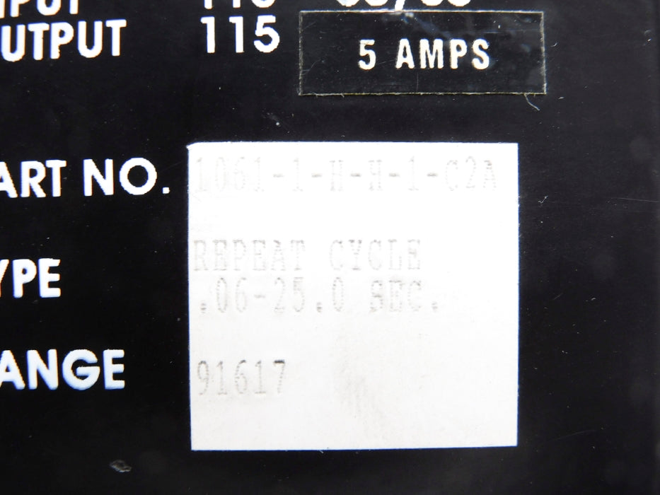 ISSC 1061-1-H-H-1-C2A 115V .06-25S UNMP