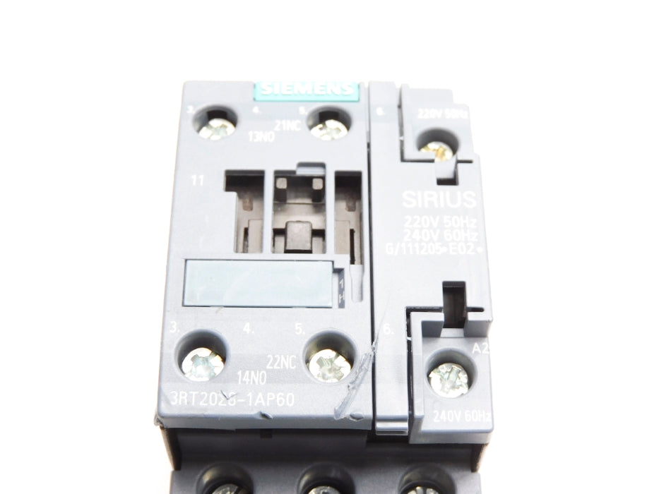 SIEMENS 3RT2028-1AP60 220/240V NSNP