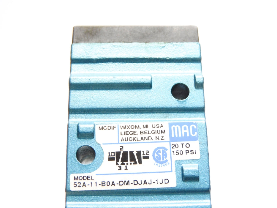 MAC 52A-11-B0A-DM-DJAJ-1JD 110/120V 150PSI NSMP