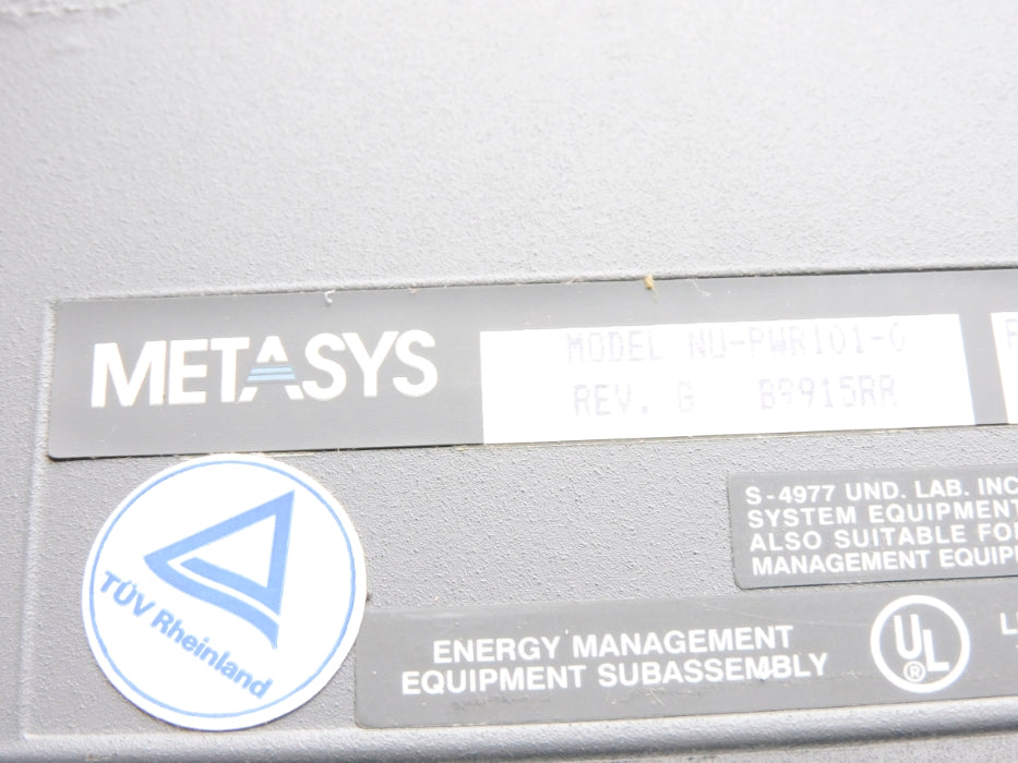 JOHSNON CONTROLS NU-PWR101-0 REMAN