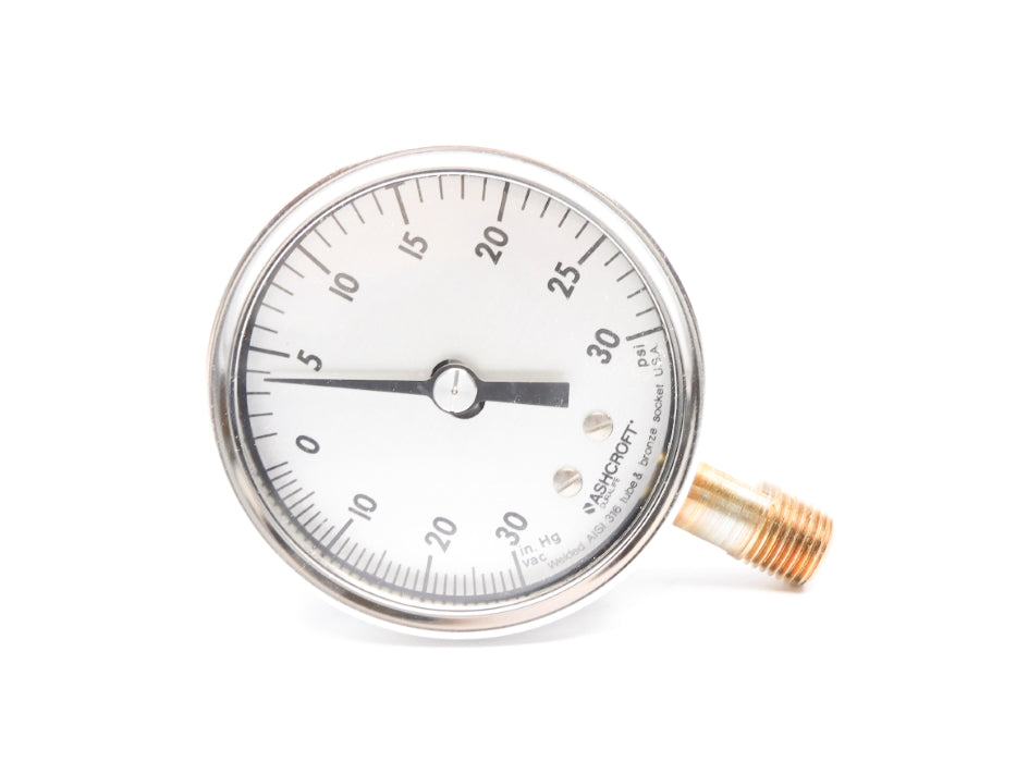 ASHCROFT 251009AW02LXCYLM-30IMV&30# 5WH75 30IMV-30PSI NSMP