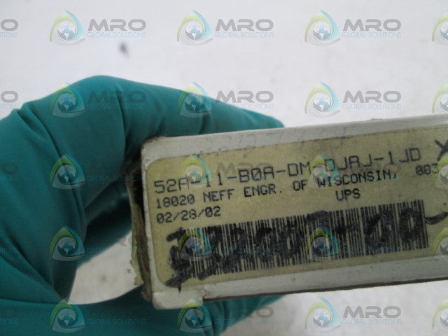 MAC VALVE 52A-11-B0A-DM-DJAJ-1JD (WRITING ON BOX) *NEW IN BOX*