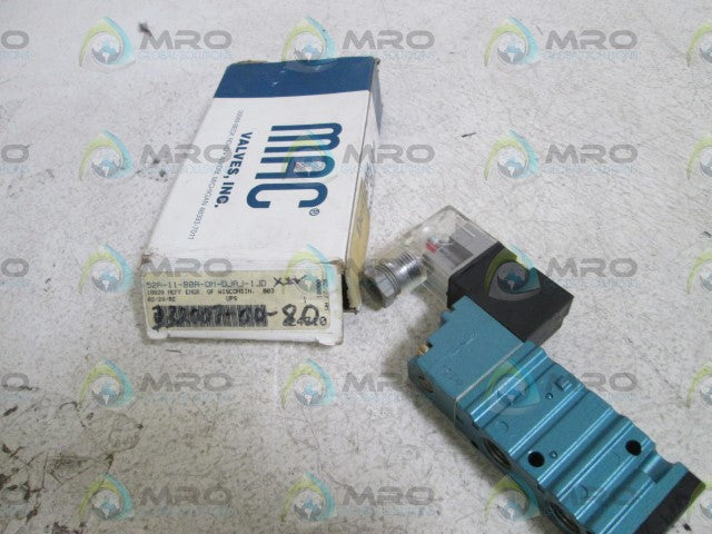 MAC VALVE 52A-11-B0A-DM-DJAJ-1JD (WRITING ON BOX) *NEW IN BOX*